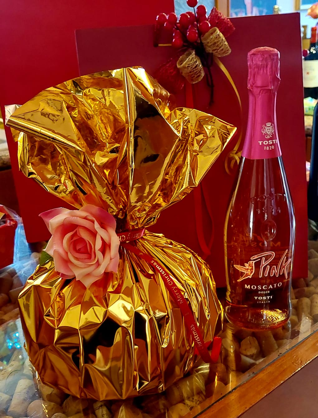 XMAS GIFT Panettone & Pink Moscato