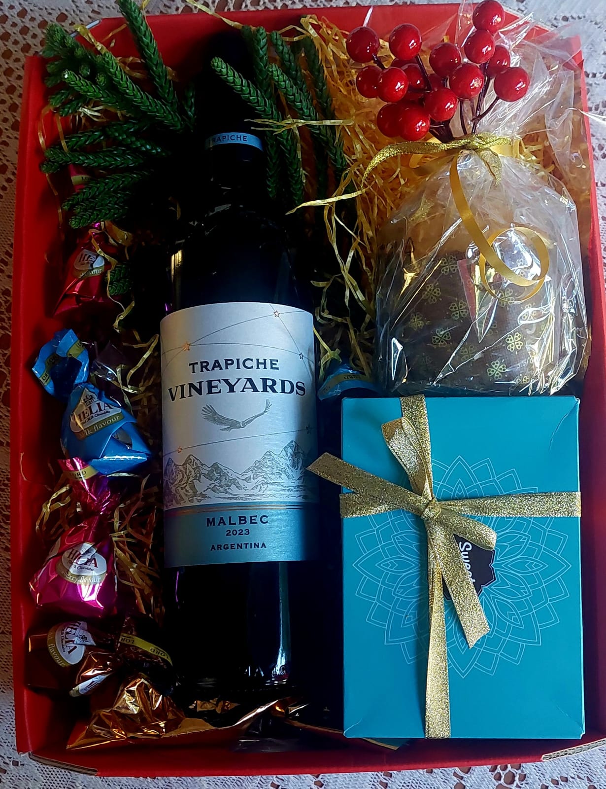 XMAS GIFT Malbec with Pralines