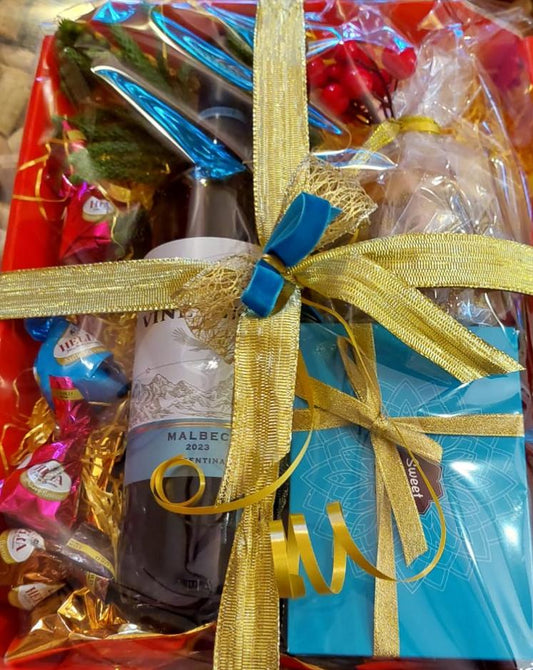 Xmas Gifts Malbec and Praline